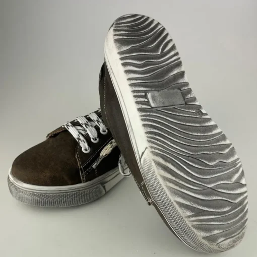 MADDOX Kinder Lederschuhe Sneaker "Oskar" | Bernstein