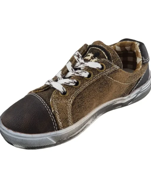 MADDOX Kinder Schuhe Sneaker "Nepomuk" | Holz Antik Braun
