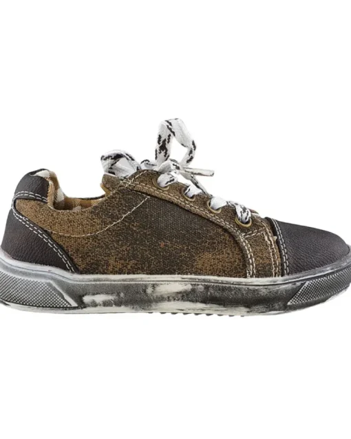 MADDOX Kinder Schuhe Sneaker "Nepomuk" | Holz Antik Braun