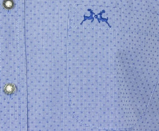MADDOX Trachtenhemd mit Kentkragen "Milo" - Hemd 40 | Blau