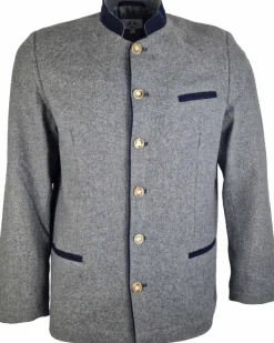 MADDOX Trachtenjacke Janker "Erlach" | Grau Blau