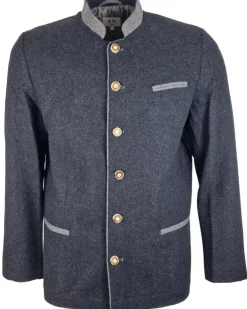 MADDOX Trachtenjacke Janker "Erlach" | Anthrazith Grau