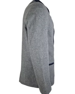 MADDOX Trachtenjacke Janker "Erlach" | Grau Blau