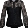 MarJo Damen Blusen Body "Harper-Malinda" Langarm 301700 | Schwarz