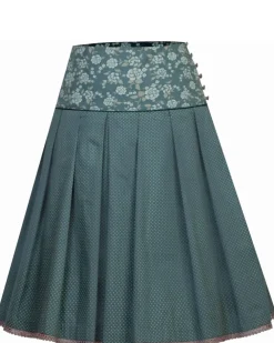 MarJo Damen Trachtenrock "Francesca" 58cm 697658 | Jadegrün