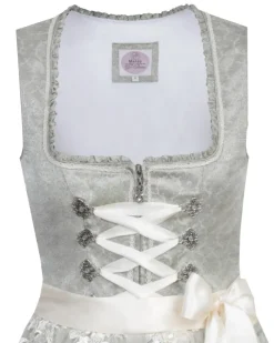 MarJo Dirndl "Anna" mit Spitzenschürze 695458 | Mint Creme 58cm