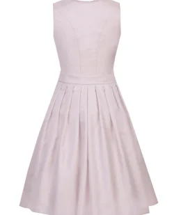 MarJo Dirndl "Dana" mit Spitzenschürze 699165 | Puderrosa 65cm
