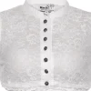 MarJo Dirndlbluse "Delrose-Eva" mit Flügelarm | Creme