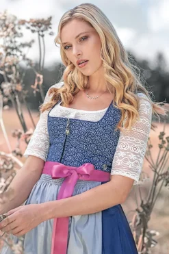 MarJo Dirndlbluse "Ganina-Candia" Traditionell Halbarm | Offwhite