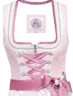 MarJo Trachten Dirndl "Scarlett" Spitzenschürze 596658 | Blütenrosa - 58cm