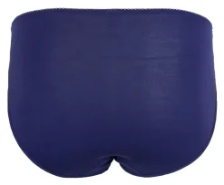Nina von C. Bikinislip mit Spitze | Lapis Tiefblau