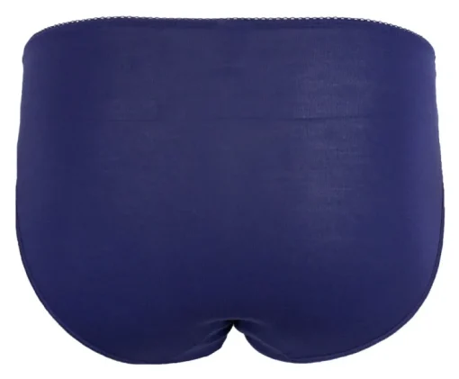 Nina von C. Bikinislip mit Spitze | Lapis Tiefblau