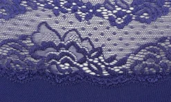 Nina von C. Bikinislip mit Spitze | Lapis Tiefblau