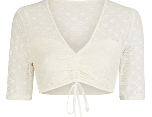 Nina von C. Dirndlbluse "Myleen" Traditionell 16463963 | Champagner