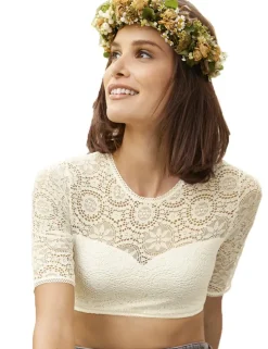 Nina von C. Dirndlbluse "Martha" Traditionell 16463893 | Champagner