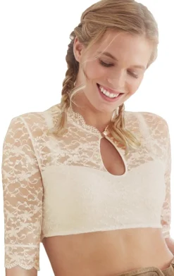 Nina von C. Dirndlbluse "Alicia" 1/2 Arm 48464971 | Champagner