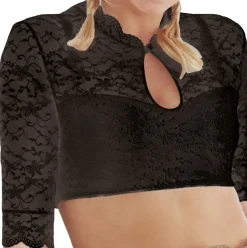 Nina von C. Dirndlbluse "Alicia" 1/2 Arm 48464971 | Schwarz