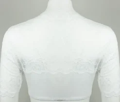 Nina von C. Dirndlbluse "Kalea" mit Knopfleiste 16463718 | Weiß