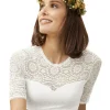 Nina von C. Halbarm Dirndlbluse "Martha" Traditionell 16463893 | Weiß