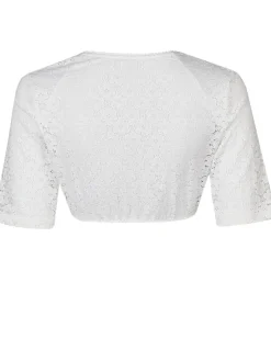 Nina von C. Halbarm Dirndlbluse "Suna" Bio Baumwolle 40463327 | Weiß