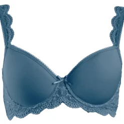 Nina von C. Spacer Bügel BH mit Spitze 48527971 | Taubenblau