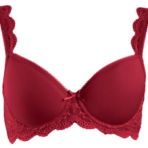 Nina von C. Spacer Bügel BH mit Spitze 48527971 | Burgund