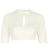 Nina von C. Spitzen Dirndlbluse "Julia" Traditionell 16467893 | Champagner