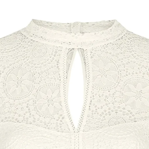 Nina von C. Spitzen Dirndlbluse "Julia" Traditionell 16467893 | Champagner