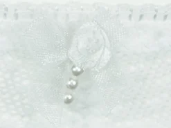 Nina von C. String mit Blume und Perlen 16100718 | Weiß