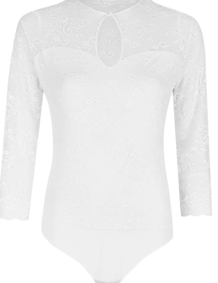 Nina von C. Trachten Blusen Body "Maja" 16591892 | Weiß