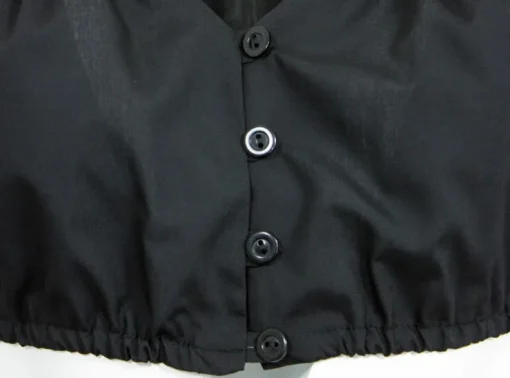 Pierre Marcel Damen Dirndlbluse mit Rosen und Pailletten - Schwarz
