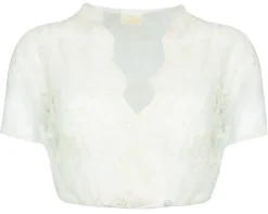 Pierre Marcel Damen Spitzen Dirndlbluse Linda - Creme