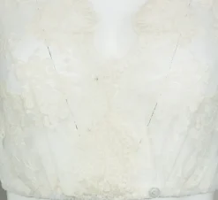 Pierre Marcel Damen Spitzen Dirndlbluse Linda - Creme