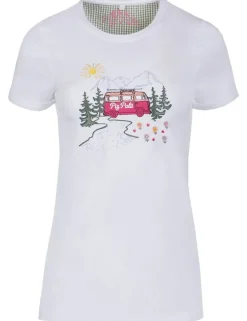 Piz Palü Damen Shirt "Allersberg" mit Trachten Motiv | Edelweiß