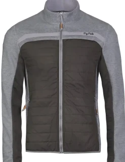 Piz Palü Herren Jacke "Ried" mit Stehkragen | Nadelgrün Grau