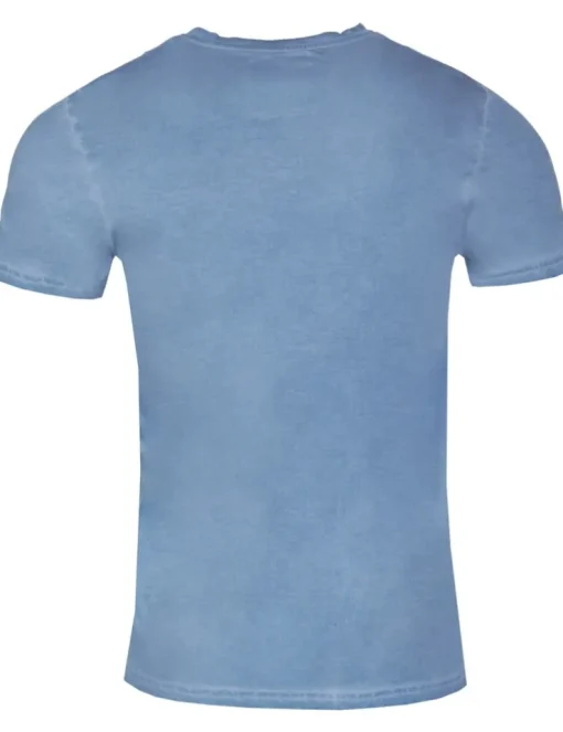 Piz Palü Herren Kurzarm Shirt "Unterwässen" mit Printmotiv | Schieferblau