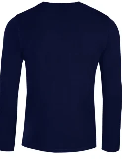 Piz Palü Herren Langarmshirt "Unterammergau" | 020030 - Marine