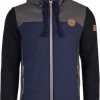 Piz Palü Wattierte Herren Jacke "Teisnach" | 020002 - Blau / Grau