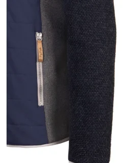 Piz Palü Wattierte Herren Jacke "Teisnach" | 020002 - Blau / Grau