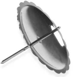 Riffelmacher 10702 Adventskerzenhalter 4 Stück Ø 60 mm - Silber