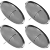 Riffelmacher Adventskerzenhalter Ø 10 cm Silber 10787 | 4 Stück