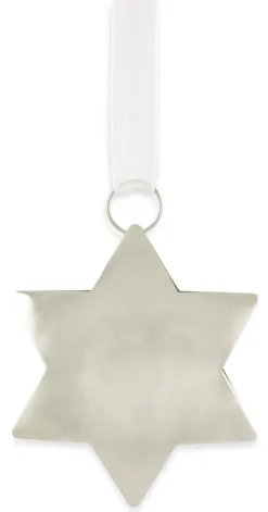 Riffelmacher Christbaumschmuck Metall Stern 6cm 71322 - Silber