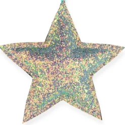 Riffelmacher Christbaumschmuck Stern 16cm weich 70120 - Greeneryglitter Mehrfarbig