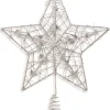 Riffelmacher Christbaumspitze Draht Stern 24cm 17841 - Silber
