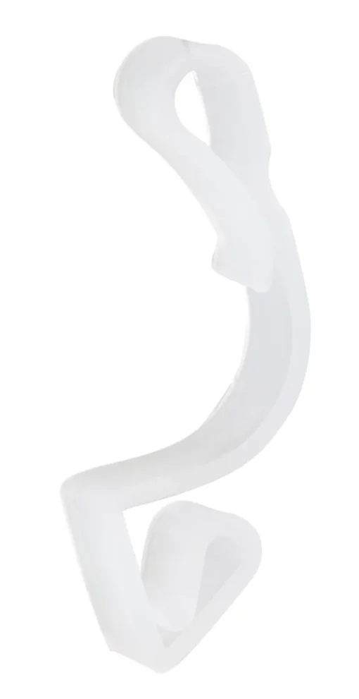 Riffelmacher Dachrinnenhaken für Lichterketten 5 cm 10 Stück - Weiß