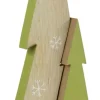 Riffelmacher Doppelter Tannenbaum mit Schneeflocken 18274 - Grün Natur 30 cm