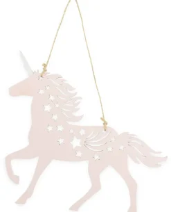 Riffelmacher Einhorn Dekofigur zum Hängen 17924 - Rosa 21 cm