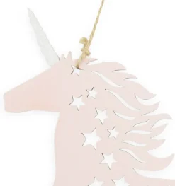 Riffelmacher Einhorn Dekofigur zum Hängen 17924 - Rosa 21 cm