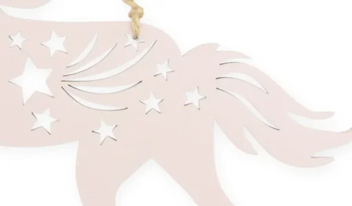 Riffelmacher Einhorn Dekofigur zum Hängen 17924 - Rosa 21 cm