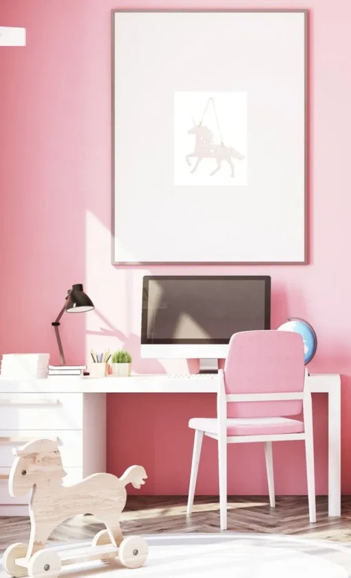 Riffelmacher Einhorn Dekofigur zum Hängen 17924 - Rosa 21 cm